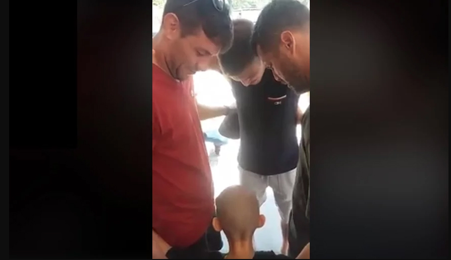 Menino oração Flamengo