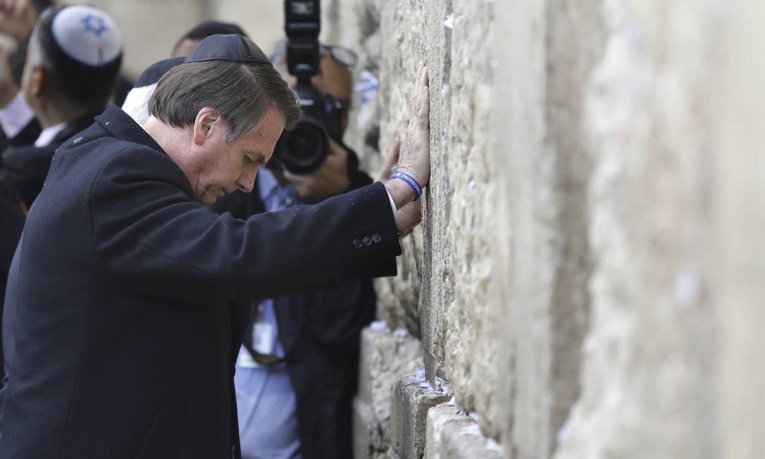 Bolsonaro no Muro das Lamentações